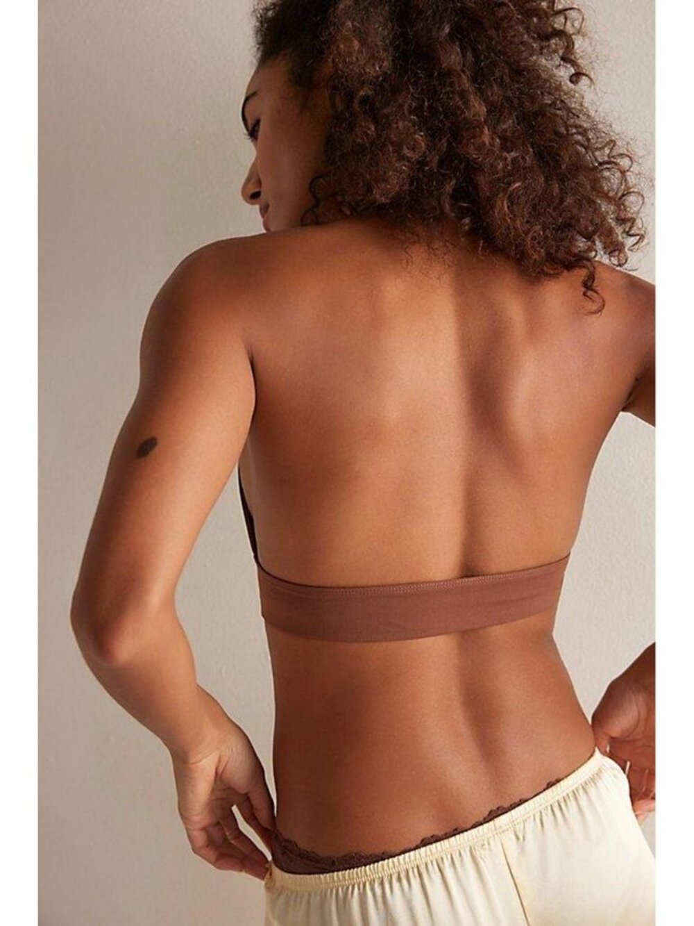 Free People Intimately Amber Seamless Halter Bralette NWT sz XS